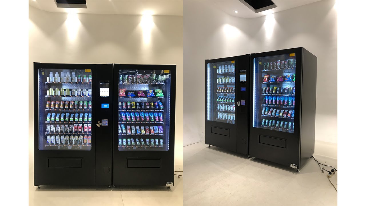 XY---Combo Vending Machine(Master & Slave Vending Machine) - YouTube