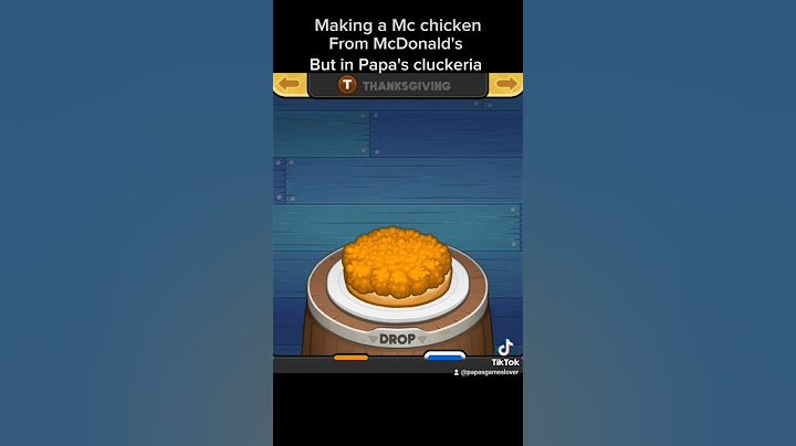 Making a Mcchicken from McDonald's but in Papa's cluckeria #memes #papascluckeriatogo #papas