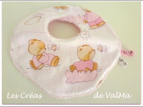 Bavoir Fleur 0 3 Mois Pour Bebe Tuto Couture Valma Creas Youtube