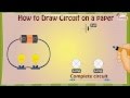 How  to draw an Electric Circuit diagram  for Kids