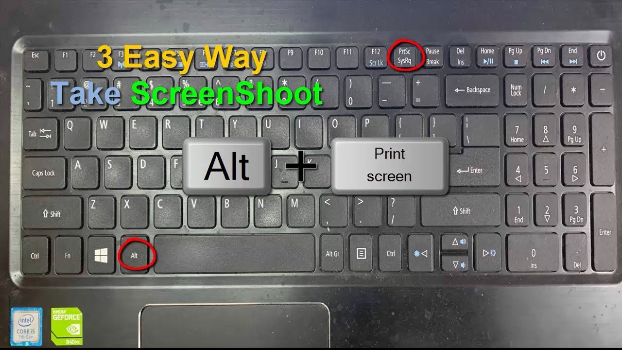 How To Take A Screenshot On A Pc Or Laptop Any Windows 10 Tutorial Youtube