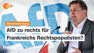 heute journal vom 21.05.2024 Le Pen bricht mit AfD, Baerbock besucht Kiew, Reichsbürger-Prozess