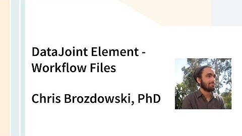 DataJoint Elements: Intro to the Element/Workflow Files
