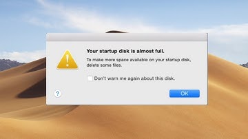 Your Start Up Disk Is Almost Full On Mac Fix