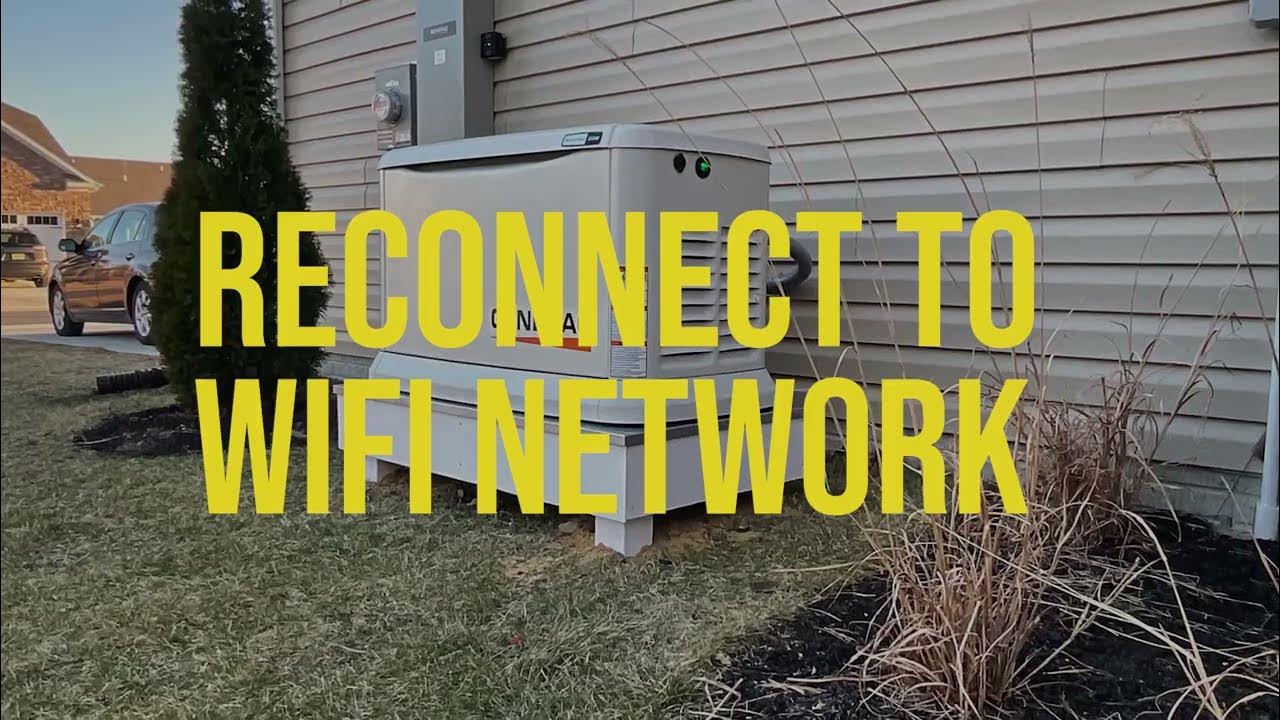 The easiest way to reconnect your generac generator to wifi youtube