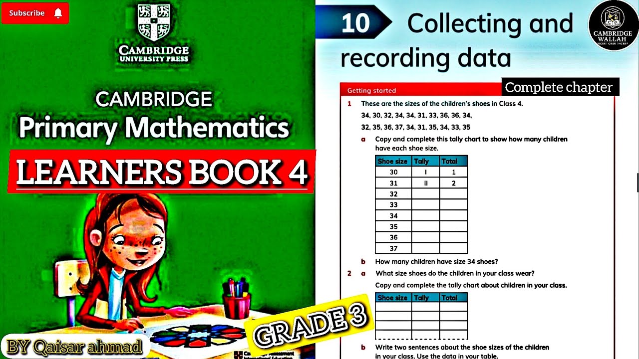 @LEARNERS BOOK 4//CHAPTER NO 10//CLASS 3RD//COLLECTING AND RECORDING DATA//BY QAISAR AHMAD.