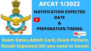 AFCAT 1/2022 NOTIFICATION EXPECTED DATE| Afcat 2022 detail You need to know#afcat#afcat2022#afsb#iaf