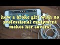 How i make my covers with just an iphone  earpods  minergizer