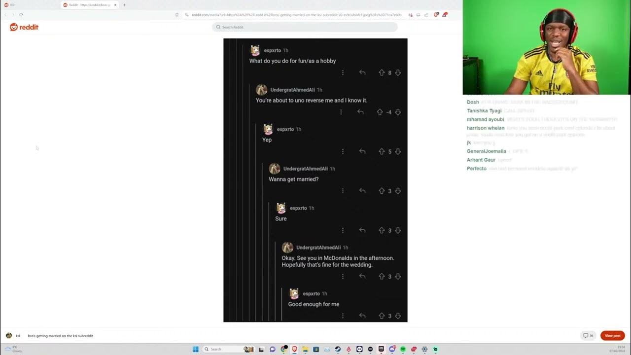 Bro's Getting MARRIED on KSI subreddit YouTube