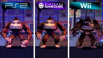 Rampage Total Destruction (2006) PS2 vs GameCube vs Wii (Graphics Comparison)