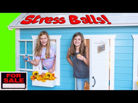 Assistant and Crystal Use The Playhouse for their Stress Ball Business