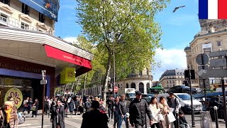 🇫🇷☀️【HDR 4K】Paris Walk - Madeleine to Arts et Métiers via La Fayette (April 2024)