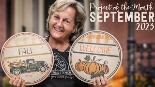 September 2023 Project of the Month from StudioR12 Stencils