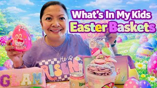 WHAT'S IN MY KIDS EASTER BASKETS!!!