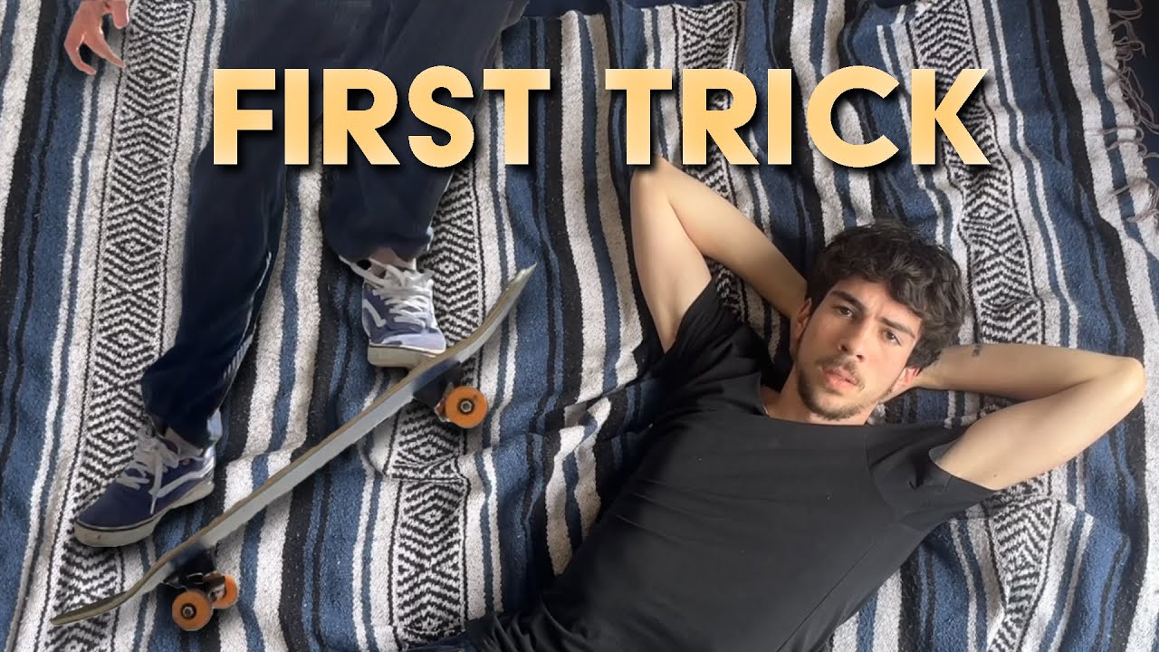 How I learned my FIRST TRICK on a skateboard