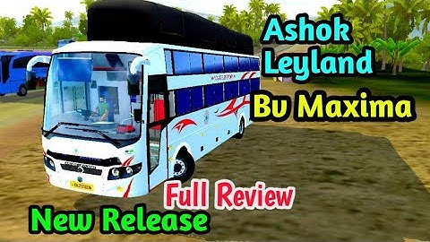 Ashok Leyland BV Maxima  Bus mod •bussid new mod•bussid new bus mod•full review •New Release 🤩