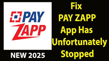 Fix PayZapp Unfortunately Has Stopped |PayZapp   Stopped Problem | PSA 24