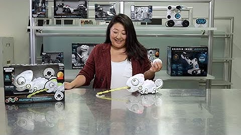 Sharper Image Color Changing RC Robotic Chameleon Toy with Multi Colored LED Lights