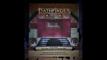 Unboxing The Pathfinder Villain Lairs Flip Tiles Starter Set