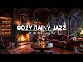 New York Jazz Lounge by the Rainy Window ~ Smooth Saxophone for Deep Sleep & Relax