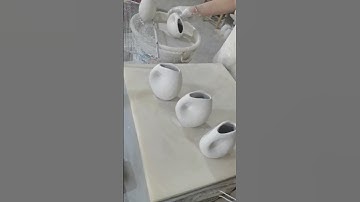 The Art of Dipping: Glazing with Precision and Patience #handmadeceramics #ceramicprocess #pottery