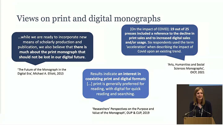 Open Access Challenges for Humanities Books, Ros P...