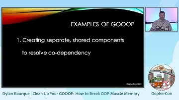 GopherCon 2023: Clean Up Your GOOOP: How to Break OOP Muscle Memory - Dylan Bourque