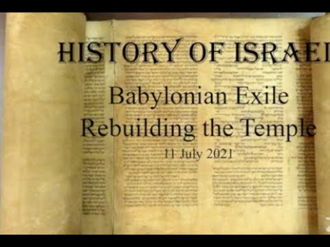 Babylonian exile Rebuiding the temple