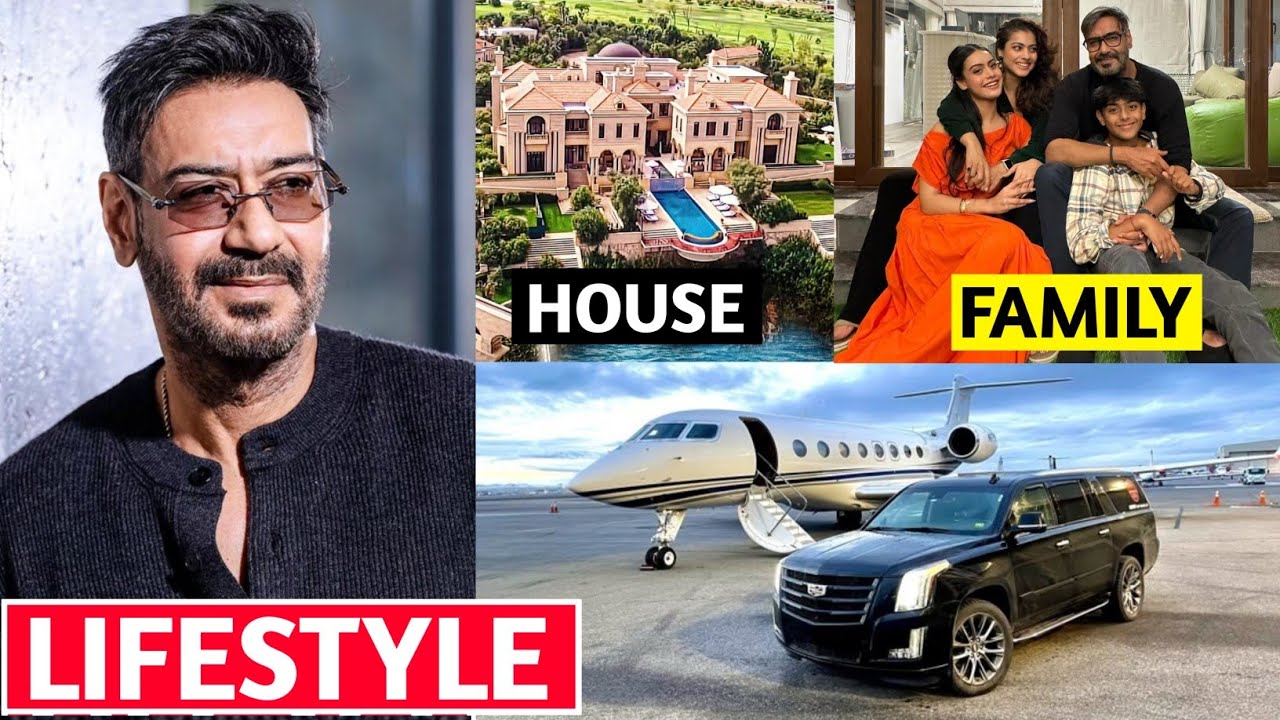 Ajay Devgn Lifestyle, Net Worth, Private Jet, Cars, Family, House, Wife, Biography, Income, Age,2025