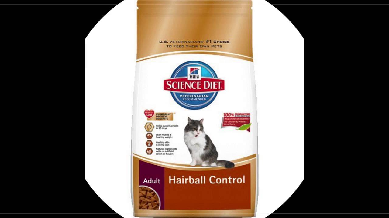 science diet hairball cat food