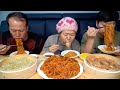 새로 산 찜기로 만든 고기,김치 만두와 매콤 비빔국수! (Bibim spicy noodles & Mandu) 요리&먹방!! - Mukbang eating show