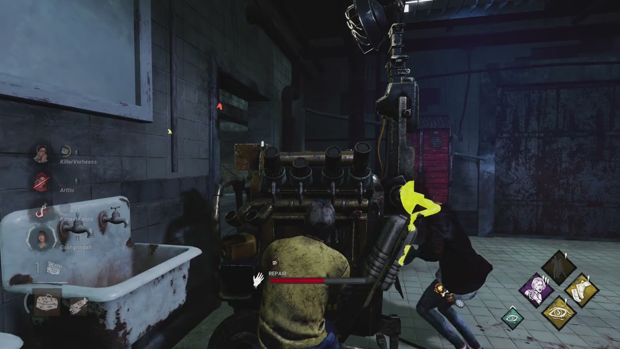 SAW bathroom escape! Dead by Daylight