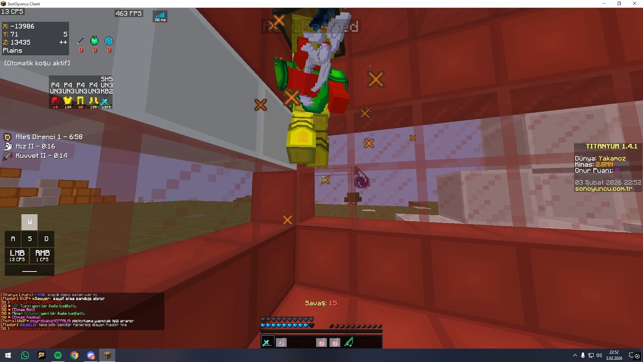 HİT SESLİ DUEL PVP GÖK KESME  SONOYUNCU TİTANYUM