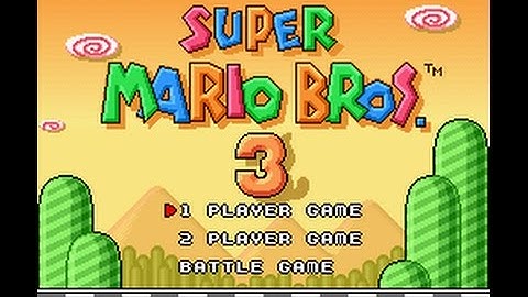 Super Mario Bros. 3 - SNES [INTRO + ENDING]