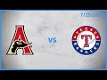 Arizona Diamondbacks Condensed game (7/29/2020) Texas Rangers Condensed Game