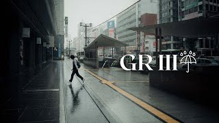 RICOH GR III - Rainy Street Photography