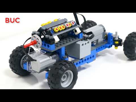 Making Lego Car CLIMB Slopes