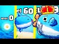 IS THIS THE HIGHEST LEVEL STRONGEST MOLA FISH EVOLUTION? (9999  KING LEVEL) l Survive! Mola mola!