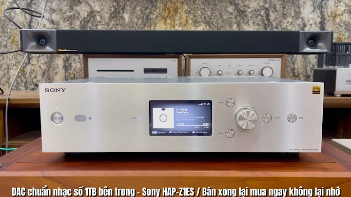 DAC chuẩn nhạc số 1TB bên trong - Sony HAP-Z1ES / Bán xong lại mua ngay không lại nhớ