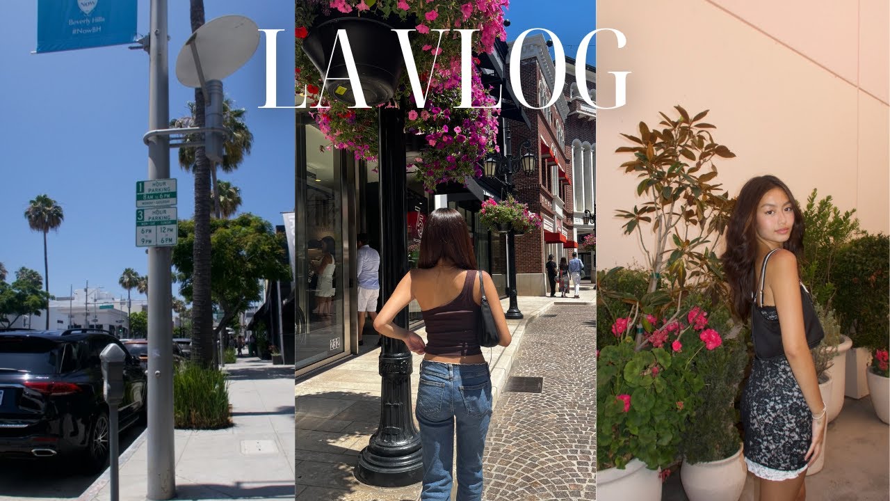 LA vlog: shopping, disneyland & more!