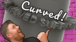 How to Curve Text and Features along a surface in Fusion 360 (Emboss)