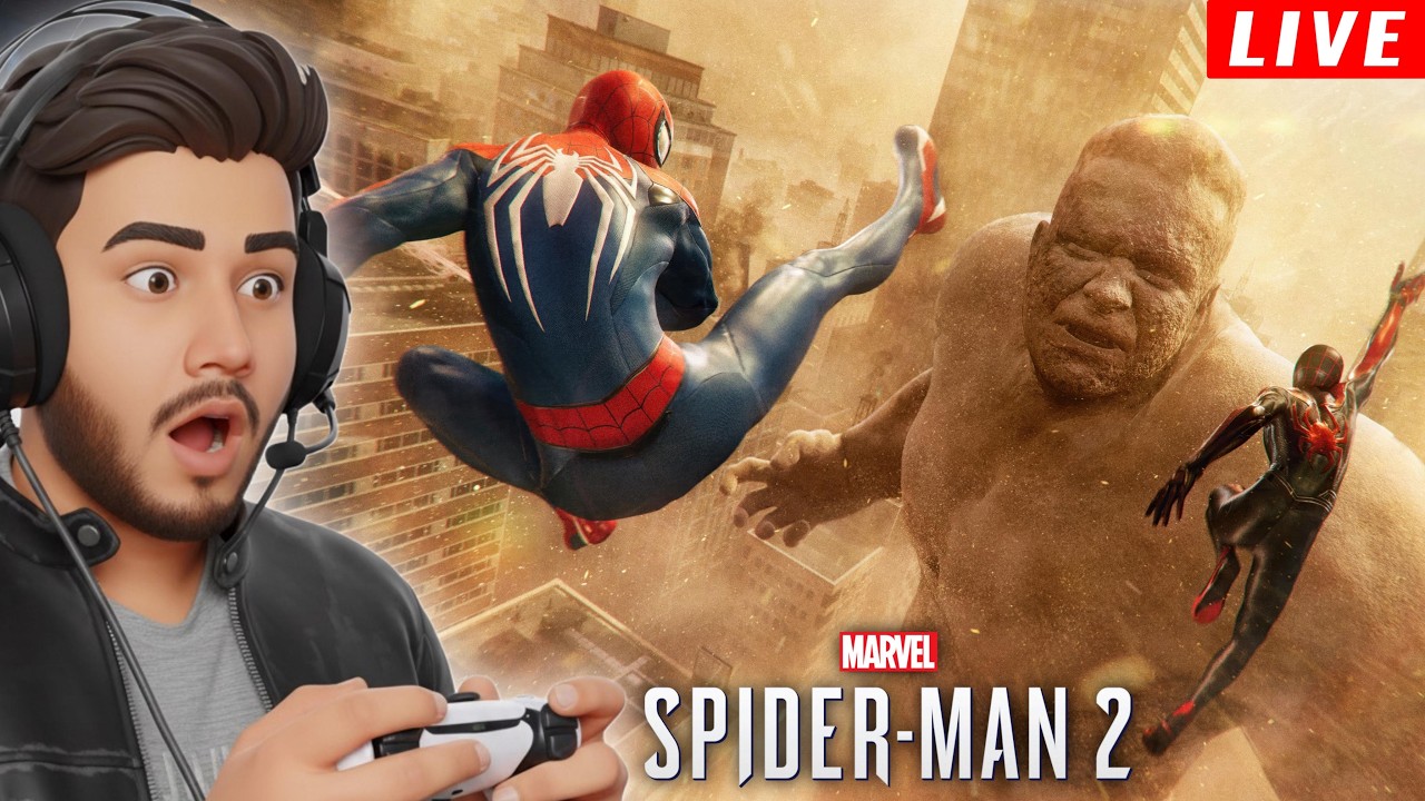 MARVEL's SPIDER-MAN 2 LIVE WALKTHROUGH | ROCKSTAR KNIGHT