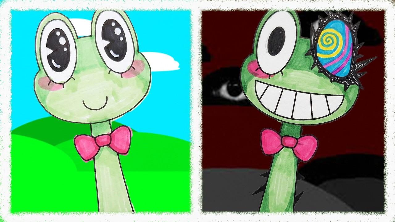 Drawing My Sprunki OC: Ribbit (from The Amazing Digital Circus ...