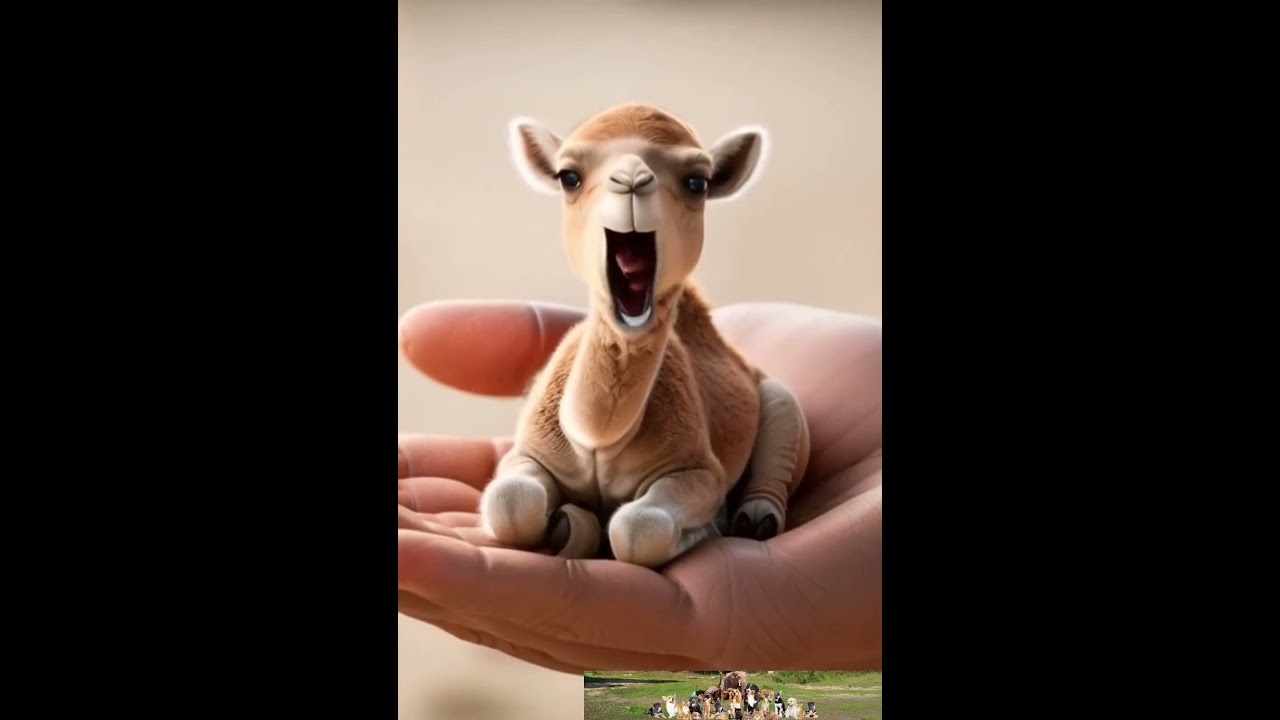 Mini Camel on My Hand: A Tiny animal