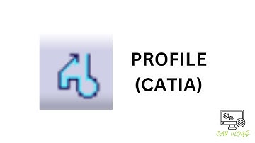 Profile Tool (CATIA) | Part Design | Sketcher | Beginner Tutorial