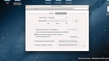 Free Text to speech on Mac- Computer reads out everything