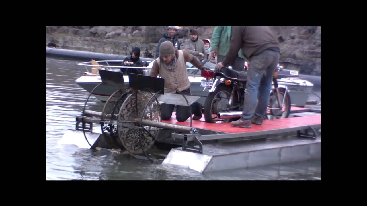 motorcycle boat motorcycle paddleboat launch youtube motorcycle boat motorcycle paddleboat launch youtube