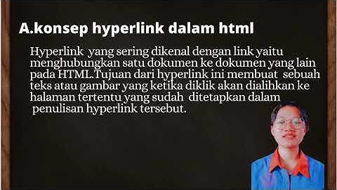 Menerapkan format kaitan pada halaman web.