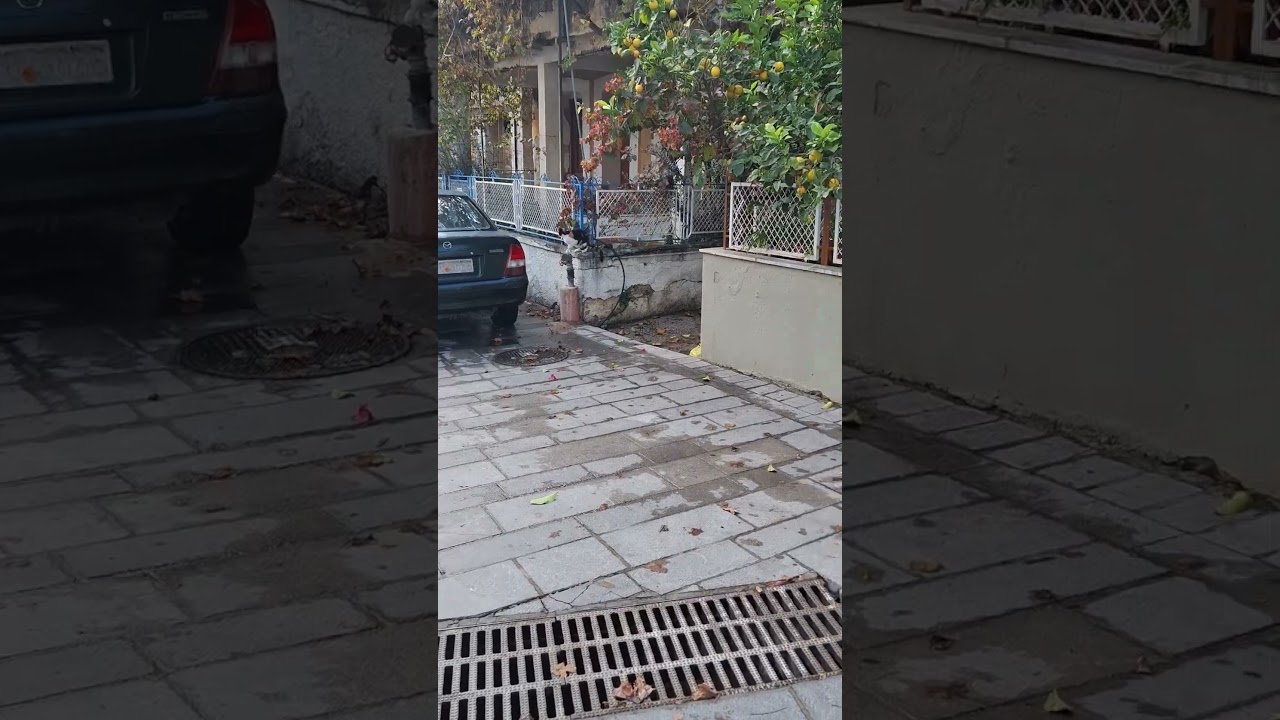 Walking inside Lagkada village, Chios island, Greece