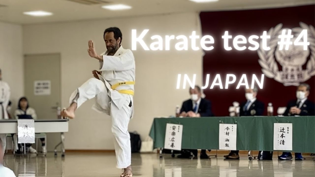 Karate test #4 in Japan - YouTube